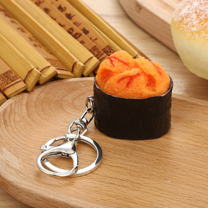 Porte-clés créatif en forme <span class=keywords><strong>de</strong></span> rouleau <span class=keywords><strong>de</strong></span> riz et <span class=keywords><strong>de</strong></span> sushi, <span class=keywords><strong>cuisine</strong></span> japonaise DIY, avec caviar <span class=keywords><strong>de</strong></span> poisson, pour <span class=keywords><strong>ma</strong></span> fille - Product Image 3