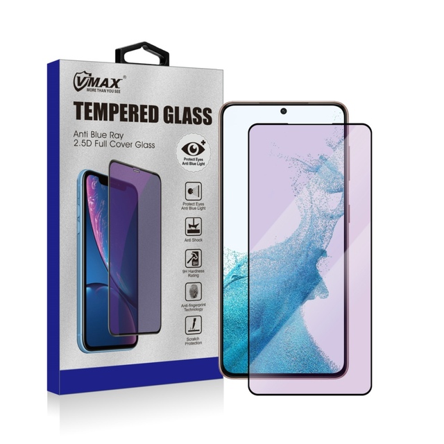 For Sansung Galaxy S22 Ultra Anti Blue Ray Screen Protector UV Tempered Glass for Samsung S22 S8 S9 S10 S21Plus Note 20 Ultra 5G