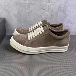 Chaussures de skate montantes de luxe haut de gamme pour hommes en daim et cuir véritable, confortables, respirantes, rehaussantes, collection printemps - Product Image 2
