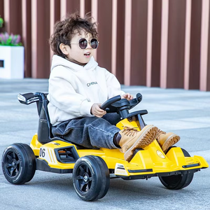 Go Kart Eléctrico Unisex para Niños Barato con Control Remoto, Coche de Carreras de Juguete Montable con Batería Recargable Hecho de Plástico - Product Image 2