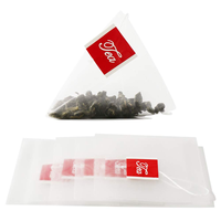 Sachets de thé et de café individuels jetables personnalisés, emballage portable, sachets filtrants pyramidaux, sachets de café et de thé vides à portion unique