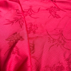 Poliestere acetato Slinky Spandex <span class=keywords><strong>Fukuro</strong></span> Jacquard Texture tessuto con motivo floreale orchidea Design - Product Image 2