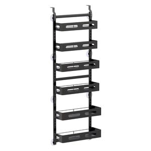 Porte-manteau mural avec crochets pour rangement, à suspendre derrière la porte, dans le placard ou le couloir, installation sans perçage pour chambre à coucher - Product Image 4