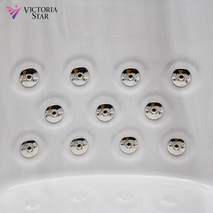 Vasca Idromassaggio Spa <span class=keywords><strong>Jacuzzi</strong></span> Quadrata per 4 Persone, <span class=keywords><strong>Economica</strong></span> e Multiuso, per Esterni e Giardino, Ideale per la Famiglia - Product Image 2