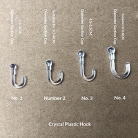 Ventouse transparente en PVC de 8 cm de diamètre pour verre, type aspiration, crochet de plafond intégré sans trace pour rangement DIY