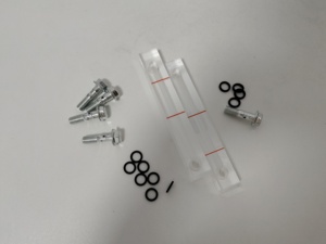 Vidrio de Visión de Nivel de Aceite para Compresor de Aire Marca Manny YJ-130 con Distancia Central de 130 mm y 6 Meses de Garantía - Product Image 3