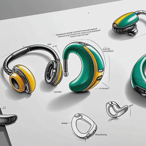 แม่พิมพ์ฉีดช่องสำหรับผู้สูงอายุที่มีความแม่นยำเกรดการฉีด PC + ABS อุปกรณ์ช่วยฟังการได้ยินสำหรับผู้สูงอายุ - Product Image 1