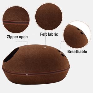 Luxus kreative Donuts Form benutzer definierte Filz runden Tunnel Haustier Katzen bett Katzen höhle - Product Image 2