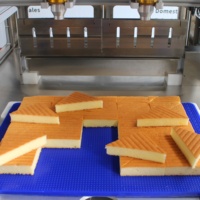 Automatische Ultraschall-Kuchen- und Brotschneidemaschine für gleichseitige Dreieckstücken – Hochgeschwindigkeits-Lebensmittelschneider