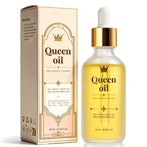 <span class=keywords><strong>Aceite</strong></span> Corporal <span class=keywords><strong>de</strong></span> Escualano 100% Puro Prensado en Frío Queen, 60 ml, Hidratante, Nutritivo, Reafirmante, Suavizante, Cuidado Corporal Sedoso, Masaje para Uso Diario - Product Image 1