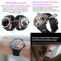 Cámara dual CUP Quad-Core Pantalla de 1,54 pulgadas Videollamada Android Smartwatch PG999 Pro SOS Sports tarjeta SIM 4G Smart Watch