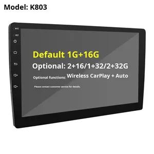 Đầu phát Radio MP5 <span class=keywords><strong>Android</strong></span> 7/9/10 inch cho ô tô, thiết bị điều khiển trung tâm tích hợp trên bảng điều khiển với Carplay và dẫn đường - Product Image 2