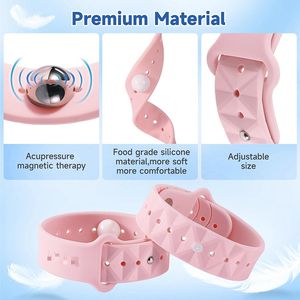 Banda antimareo, pulseras para viajes en crucero, pulsera de acupresión ajustable, alivio de las náuseas - Product Image 3