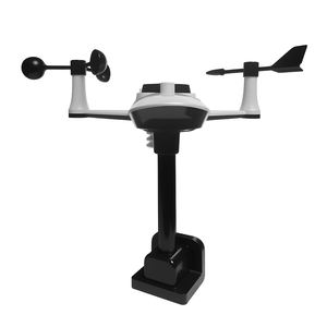 Thermomètre météo numérique à affichage couleur pour station météo avec horloge atomique, station de prévision avec calendrier - Product Image 1