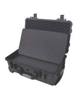 Valise rigide en plastique à roulettes étanche IP67 de 22 pouces avec mousse pour le rangement de drones, valise trolley robuste, fourniture d'usine OEM ODM