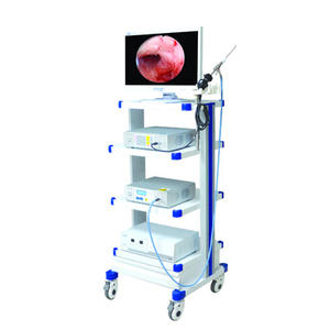 Tour de laparoscope mobile OM MEDICAL Chariot médical d'endoscopie en métal à 4 couches avec prix d'usine - Product Image 6