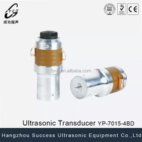 Daya Tinggi 1500W-3600W 15Khz Piezo Transduser Ultrasonik dengan Booster untuk Pengelasan Plastik