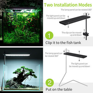 Lampe d'aquarium WEEK AQUA S300/400/450Pro Ver.3 RGB+UV à spectre complet pour aquascape, contrôle via application Bluetooth, pour eau douce - Product Image 3