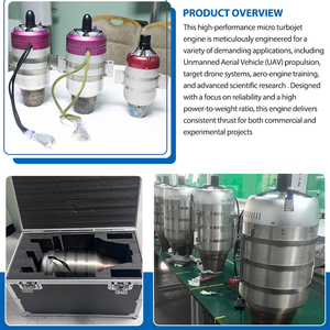 Motor turbojet de 18KG, 40KG, 50KG, 60KG, 80KG de salida de potencia estable y empuje confiable para aviones y drones - Directo de Fábrica - Product Image 3