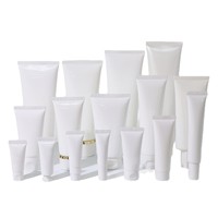 Tubes cosmétiques en plastique blanc vides avec bouchon à clapet 100ml 10ml 5ml 50ml 30ml 20ml 15ml