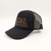 Casquette Trucker Unisexe Ajustable en Maille à 5 Panneaux, Motif Léopard, Personnalisable avec Logo Imprimé ou Brodé, Vente en Gros, OEM Professionnel, Tendance
