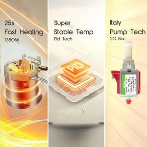 Mesin Kopi Multi-Kapsul Rumah Tangga Pembuat Kopi Espresso Elektrik Hotel Swalayan Dolce G - Product Image 3