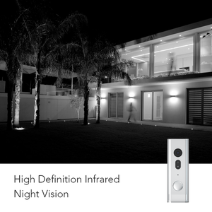 Lermom design De Mode 4 Fil Maison Intelligente Sonnette D'appel Étanche Sonnette interphone kit visiophone avec caméra - Product Image 6