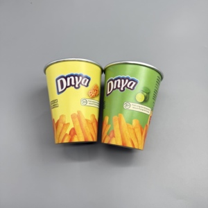 ถ้วยกระดาษเกรดอาหารเคลือบ PE PLA สำหรับกาแฟ ชา อาหารจานด่วน แบบใช้แล้วทิ้ง พิมพ์โลโก้ได้ตามต้องการ จำหน่ายจำนวนมาก - Product Image 4