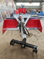 Niveleuse de terrain à chenilles PWBH500 de luxe à grande longueur de flèche courbée, pour tracteur, avec pneus 31*15.5-15, 200 CV, 3000-4000 mm