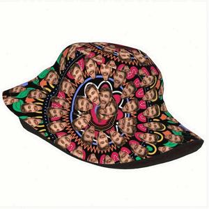 Custom Summer Beach Travel Bucket <b>Hat</b> <b>for</b> Men Women Hand Drawn Cartoon Design Personalized Photo <b>Hat</b> <b>for</b> Outdoor Adventure - Product Image 3