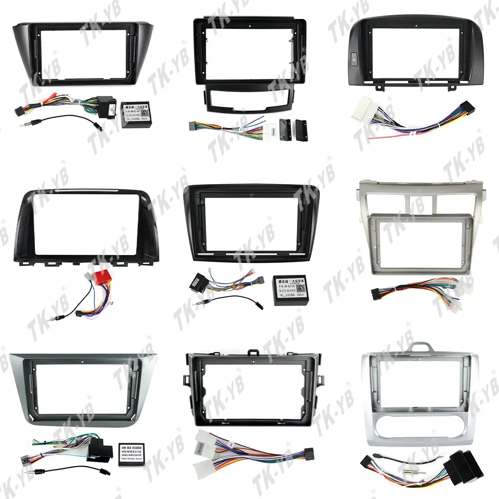 Radio Frame Car Panel Frame Kit For KIA K2 LHD 2017+