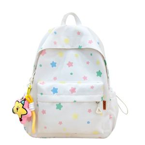Mochila Escolar Personalizada con Estampado de Estrellas para Niñas, Estudiantes de Secundaria y Preparatoria, Linda Mochila de Viaje para Adolescentes - Product Image 4