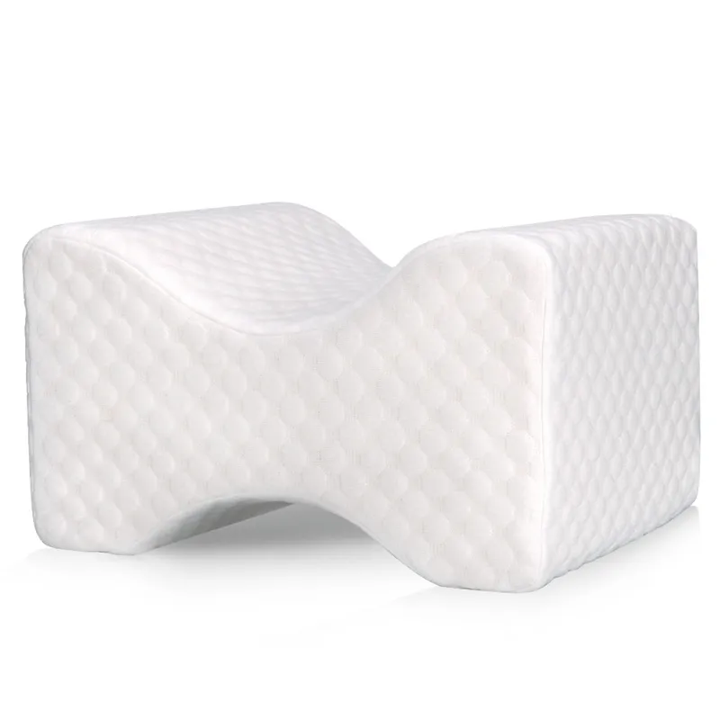 custom Hot Selling Memory Foam Knee Wedge Pillow Orthopedic Side Sleeper Leg Pillow