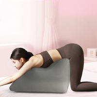 Coussin gonflable en forme de cale pour positionnement corporel, pour couples, pour le sexe, le sommeil, les voyages et le yoga, portable, léger, coussin de soutien pour adultes