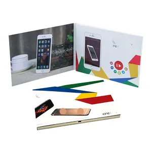 Well Designed paper art craft advertising gift a5 digital name business card lcd screen video brochure