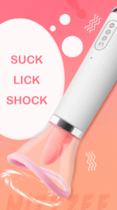 wiederaufladbarer großer kopf feenstab körpermassagegerät heizung g-punkt klitoris stimulator zunge leckend saugend vibrator für frauen - Product Image 5