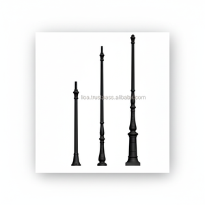 Lampadaire en verre RGB classique LiOA, 220V AC, IP66, étanche, en acier inoxydable, pour jardin résidentiel, lumière du jour 6000K, éclairage 5 ans - Product Image 1