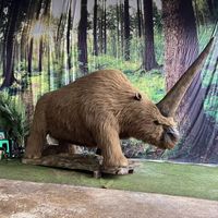 Modèle d'animal animatronique réaliste de haute qualité sur mesure, tigre réaliste et éclatant pour exposition
