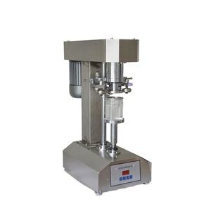 Machine de scellage semi-automatique en acier inoxydable pour canettes rondes en aluminium, bière, plastique PET, thon, papier et boissons TDFJ-160SP - Product Image 1