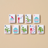 Prévente SMU de tuiles de mahjong sur le thème universitaire, idéales pour les cadeaux de remise de diplôme