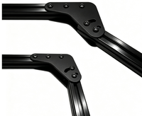 Support de connexion à angle réglable pour montage triple moniteur de simulation de course, joint de raccordement multi-écrans pour profil en aluminium à rainure en T 4040 4080