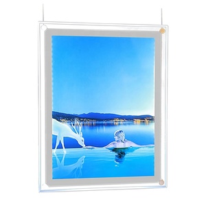 Hanging Advertising <b>Led</b> <b>Light</b> <b>Box</b> Oem A3 A4 Real Estate Window <b>Led</b> Display Crystal Slim <b>Light</b> <b>Box</b> - Product Image 2
