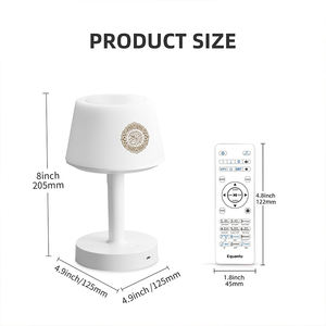 Lámpara de Escritorio con Reproductor de Corán SQ917 Equantu, Recordatorios de Azan, Control por Aplicación Inteligente, Altavoz de Corán con 16 Idiomas - Product Image 4