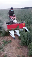 Moissonneuse à main auto-propulsée, prix du riz, du blé, du blé, du ginseng, de la paille, de l'herbe, pour une ferme de taille Mini