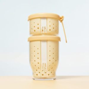 Ensemble de contenants de stockage alimentaire en plastique à double couche pour salades, légumes et fruits, avec couvercle hermétique à fermeture à clapet, pour yaourts, rangement de cuisine - Product Image 3