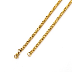 Chaînes à maillons en acier inoxydable 316 pour la fabrication de bijoux, collier en or pour hommes et femmes, fournisseur d'usine - Product Image 5