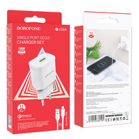 Câbles de charge usb jouer à distance, modèle BA59A heavenely, QC3.0, chargeur ue