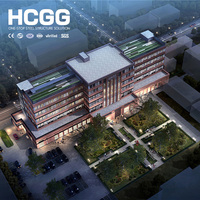 Edificio de Apartamentos y Hotel de Estructura de Acero de Varios Pisos, Construcción Comercial para la Ciudad, Empresa de Diseño y Fabricación Profesional