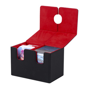 <span class=keywords><strong>Scatola</strong></span> porta carte in similpelle PU, organizer per carte, contiene oltre 100 carte da gioco, <span class=keywords><strong>contenitore</strong></span> per carte di alta qualità, <span class=keywords><strong>scatola</strong></span> per riporre carte. - Product Image 2