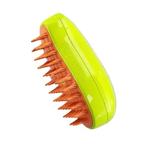 Brosse vapeur 3 en 1 pour chats Brosse auto-nettoyante pour chat, épilation, toilettage, vaporeuse, pour chats et chiens, en stock